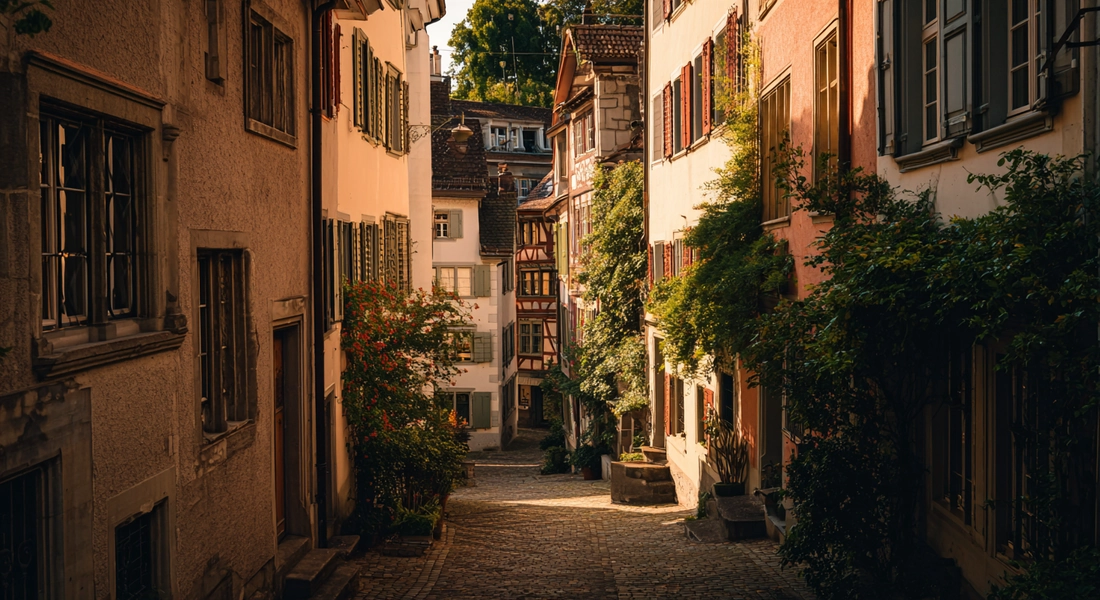 Versteckte Gassen in der Altstadt von St. Gallen